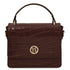 Croque - Croc print leather handbag
